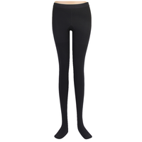 Manchons de compression pour mollets à compression graduée, respirants, de qualité médicale, 20-30 mmHg, à bout ouvert, style legging décontracté, hauteur genou, avec bandeau de maintien à la taille
