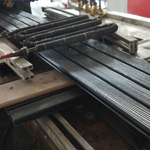 Lames de portail en composite plastique WPC écologique moderne, planches de terrasse en <span class=keywords><strong>bois</strong></span>, panneaux de clôture verticaux, panneaux de clôture - Product Image 4