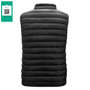 Venta al por mayor Pakistán hizo 2025 chaquetas acolchadas personalizadas para hombres y ropa nueva cremallera chaleco acolchado chaqueta hombres chaquetas sin mangas - Product Image 3