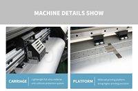 Impresora Eco Solvente Kongkim de Última Generación, 1.6m, 8 Colores, Impresora de Vinilo con 2 Cabezales 3200 con Ajuste Automático para Pancartas Flexibles