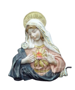 Figuritas de resina para decoración, serie religiosa, Santa María y bebé, Jesús - Product Image 2