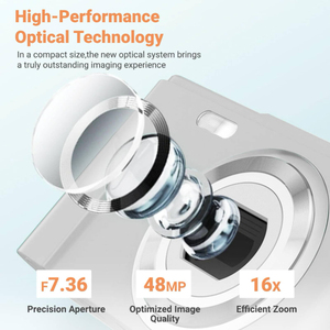 Máy ảnh kỹ thuật số bỏ túi Sonida HD 48MP, chụp ảnh điểm và bắn, ảnh vintage kỹ thuật số dành cho trẻ em - Product Image 2