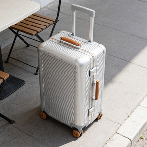 ALL PASS 2026 Nouvelle Valise de Voyage à Roulettes en Aluminium 28 Pouces Anti-chute avec Serrure TSA à Code, <span class=keywords><strong>Bagage</strong></span> Cabine Haut de Gamme - Product Image 3