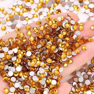 Top qualité SS4-SS40 en vrac rond cristaux de verre Non Hotfix <span class=keywords><strong>Strass</strong></span> Flatback <span class=keywords><strong>strass</strong></span> pour ongles vêtement chaussure déco bricolage artisanat - Product Image 5