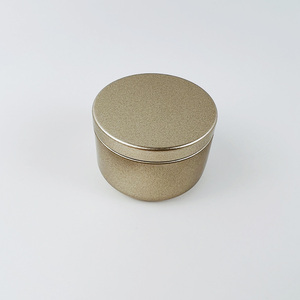 Mini boîtes à thé avec logo personnalisé petit pot à bougie vide rond avec couvercle en métal pour emballage <span class=keywords><strong>de</strong></span> biscuits et biscuits - Product Image 2