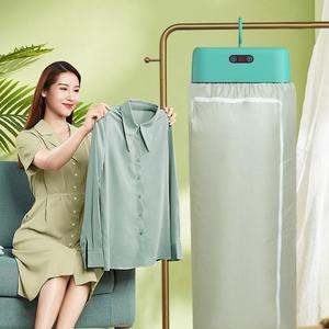 0728 Petite machine à sécher pliable compacte, mini-séchoir à linge portable avec sac de séchage pour les voyages, les camping-cars et la maison - Product Image 3