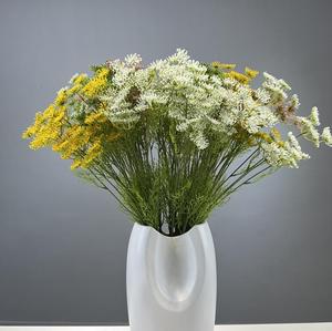 <span class=keywords><strong>Fleur</strong></span> de dentelle artificielle Queen <span class=keywords><strong>Anne</strong></span> de haute qualité à 5 têtes pour la décoration d'événements - Product Image 5