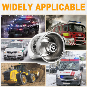 <span class=keywords><strong>12V</strong></span> /24V 200W Polices Siren Hiệu Suất Cao Xe Loud Siren Khuếch Đại Loa Sừng Cho Xe Cứu Thương Cháy Tuck - Product Image 6