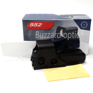 Mirino Olografico Tattico Buzzard HD 556 con Punto Rosso, Impermeabile e Antiurto per Caccia e Attività all'Aperto - Product Image 1