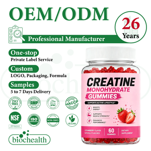 Gummies de créatine monohydrate 5000 mg à marque privée pour femmes – Soutien <span class=keywords><strong>musculaire</strong></span> et énergétique – Complément pré-entraînement à croquer - Product Image 1