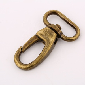 Sang Trọng Cổ Điển Brass/Kẽm Hợp Kim Xoay Snap Hook D-Ring Cơ Sở Kim Loại Clasp | Thân Thiện Với Môi Da Ví Dây Đeo Tùy Chỉnh Màu Sắc - Product Image 2