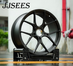 JJSEES Jantes en alliage forgé superieur, décalées, 17 à 26 pouces, 5x130 pour <span class=keywords><strong>Porsche</strong></span> 911 930 <span class=keywords><strong>964</strong></span> 993, véhicules sport de luxe - Product Image 1