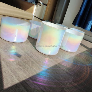 Instruments de guérison sonore, bol chantant en cristal de quartz blanc nacré, bol d'énergie en cristal, thérapie sonore, produits spirituels - Product Image 5