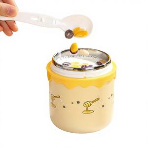 Bencircle B270 Series 430ml Cute Soup Cup <b>Heat</b>-Resistant Leak-Proof Foldable Eco-Friendly Portable Durable for Home Travel Use - Product Image 1