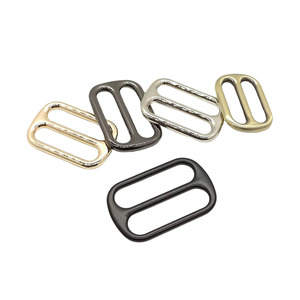 Hebilla Deslizante Rectangular de Metal Tri Glide, Hebilla Ajustable para Cuero, Accesorios de Herraje para Equipaje, Venta al por Mayor de Fábrica - Product Image 2