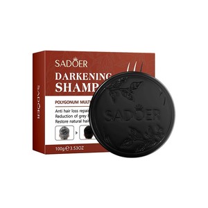 SADOER Sapone Shampoo per Capelli Bianchi al Polygonum Multiflorum, Ripristina il Colore Naturale dei Capelli Grigi, da Bianco a Nero B1 - Product Image 6