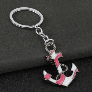 Porte-clés mousqueton 3D stéréo en alliage, motif <span class=keywords><strong>ancre</strong></span> <span class=keywords><strong>de</strong></span> <span class=keywords><strong>bateau</strong></span> pirate - Léger, étanche, badge d'aventure - Product Image 6