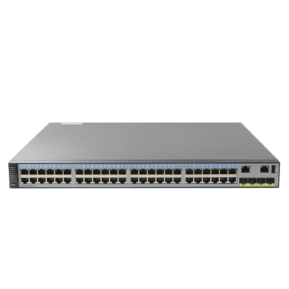 Wholesale Discount 48 Ports Gigabit S5720-52p-si-ac Poe Switch Original New Network Ethernet Switch Ftth Equipment for wholesale