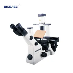 Microscopio metálico invertido BIOBASE, microscopio biológico invertido para laboratorio