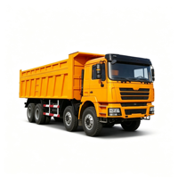 Camion benne SHACMAN F3000 30 tonnes, benne basculante robuste avec vérin de levage avant pour l'exploitation minière et la construction