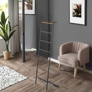 <span class=keywords><strong>Perchero</strong></span> de metal con <span class=keywords><strong>escalera</strong></span> de almacenamiento inclinada <span class=keywords><strong>Perchero</strong></span> de acero para uso en la sala de estar - Product Image 6