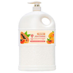 Atacado Personalizado Orgânico 2.08L <span class=keywords><strong>Papaya</strong></span> Hidratante Gel De Banho Natural Planta Esfoliante Clareamento Mulheres Lavagem Do Corpo - Product Image 3