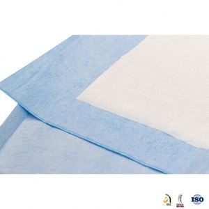 Custom <b>Waterproof</b> Baby Change Mat Daily Care Disposable Blue Pe Film Cotton Nursing for Elderly People Adult <b>Pads</b> - Product Image 3