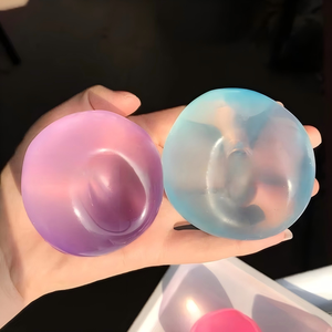 En gros, Jouet sensoriel anti-stress souple en forme de boule de gelée arc-en-ciel à l'huile de coco, pour le divertissement et le soulagement de l'anxiété, cadeau d'anniversaire - Product Image 3
