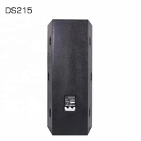 RIY DS215 Altavoces Line Array para Conferencias, Doble Woofer de 15 Pulgadas, Rango Completo, Pasivos, de Madera, 4 Ohmios