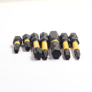 Embout Torx de sécurité anti-effraction <span class=keywords><strong>Star</strong></span> Driver, tige hexagonale 1/4 pouce, noir et or, long et court, T20 T25 T30 T35 - Product Image 6