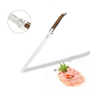 Cuchillo para Ostras, Rebanador <span class=keywords><strong>de</strong></span> Jamón y Cuchillo para Pescado, <span class=keywords><strong>Juego</strong></span> <span class=keywords><strong>de</strong></span> <span class=keywords><strong>Cuchillos</strong></span> Laguiole <span class=keywords><strong>de</strong></span> Acero Inoxidable con Mango <span class=keywords><strong>de</strong></span> Madera, Gran Venta - Product Image 1