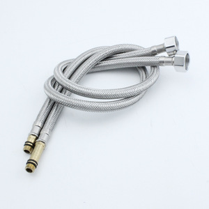 Tubo flessibile di scarico in acciaio inox, 50 mm x 100 mm, con giunto flessibile ad incastro