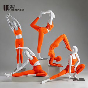 <span class=keywords><strong>Mannequin</strong></span> de sport et de yoga pour <span class=keywords><strong>femme</strong></span>, corps entier, très vendu, avec un teint réaliste, corps en fibre de verre mat pour vitrine - Product Image 1