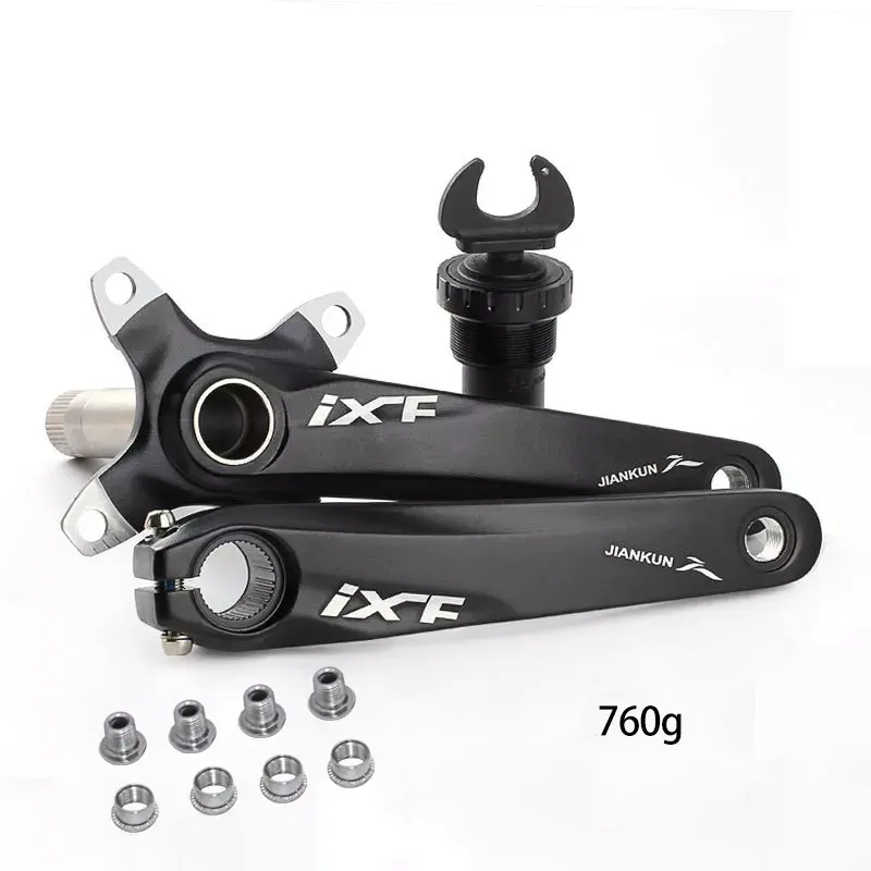 Juego de manivela IXF para bicicleta, componentes de cadena BCD 104 64, brazo de manivela