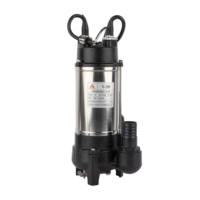 Pompe submersible à vane vortex en acier inoxydable anti-colmatage avec interrupteur à flotteur pour eaux usées de cuisine de restaurant