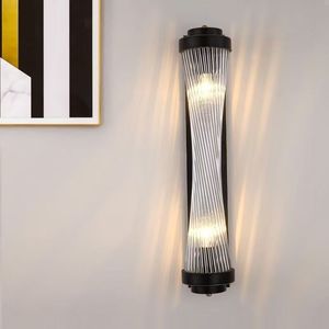โคมไฟติดผนังคริสตัล LED สำหรับห้องนั่งเล่นพื้นหลังทีวีห้องนอนบันไดทางเดินตกแต่งขายส่ง - Product Image 4