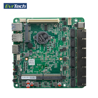인텔 세대 10 5205U 네트워크 서버 램 Ddr4 Msata 승리 10 리눅스 6 LAN 산업용 나노 미니 Itx Pfsense 방화벽 마더 보드