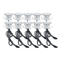 Lumières de pont LED basse tension paysage contrôle d'application Bluetooth 10 pièces RGB D45 kit d'éclairage de pont LED étanche