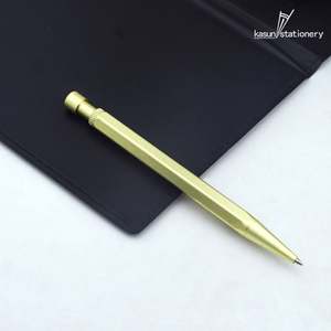 Bolígrafo de Metal Hexagonal de Latón Sólido, Estilo Vintage, de Peso Pesado, con Mecanismo de Giro, para Regalos Ejecutivos - Product Image 5