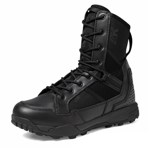 TSB4 AK Aeisk New Coyote ATLAS Footwear 8inch Side Zip Suede German Outdoor <b>Hiking</b> <b>Boots</b> - Product Image 6