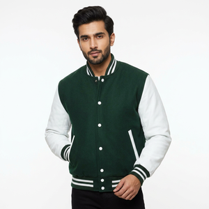 Personalized OEM Design Bulk Quantity <b>Top</b> Demanded Varsity Jackets Light Weight Winter Fashion Wear Men Varsity Jackets for Sale - Product Image 1