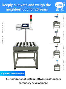 J-sky Hochpräzise nicht angetriebene industrielle Förder walzen waage Automatische Gewichts sortiermaschine 100 Grenzen Alarm ODM OEM Trommel waage - Product Image 5