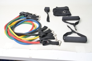 Ensemble de bandes de résistance en latex portables avec sac de rangement pour entraînement complet du corps à domicile - Product Image 3