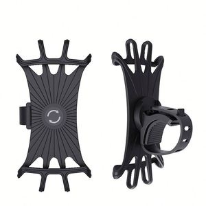 Support de téléphone pour vélo avec sangles en caoutchouc réglables, support de téléphone pour smartphone, fixation pour vélo - Product Image 2