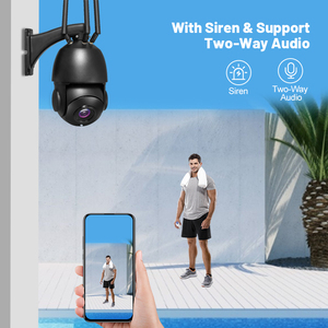 Không dây 5MP 8MP 4G Wifi hai cách âm thanh đầy đủ kim loại vỏ 30x phóng to ngoài trời PoE IP PIR <span class=keywords><strong>Detector</strong></span> máy ảnh - Product Image 4