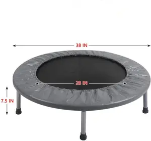 Mini trampolino ONESTARSPORTS per adulti esercizio Rebounder Indoor per bambini 38 pollici piccolo trampolino