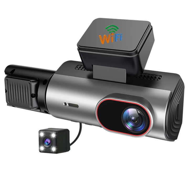 3 Channel Car DVR HD 1080P Wifi 3-Len Inside Vehicle Dash Cam Three Way ...