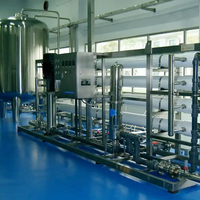 Machine de traitement d'eau RO en acier inoxydable à faible entretien avec conductimètre en ligne pour les usines de fabrication