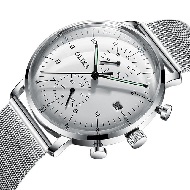 Fashion Brand New 2023 Waterproof Mens Quartz Chronograph Wrist Watch