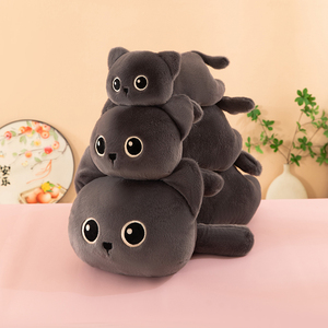 Juguete <span class=keywords><strong>de</strong></span> Peluche <span class=keywords><strong>de</strong></span> Gato Negro Suave y Adorable en Oferta, Muñeco <span class=keywords><strong>de</strong></span> Peluche <span class=keywords><strong>de</strong></span> Tela <span class=keywords><strong>de</strong></span> Algodón para Niños, Decoración del Hogar y Regalo - Product Image 2
